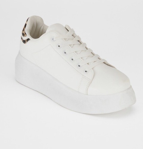 ladies leopard print trainers