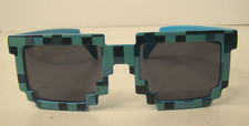 Minecrafter Square Pixel Mosaic Glasses Fashion Cosplay Sunglasses Kids Adults
