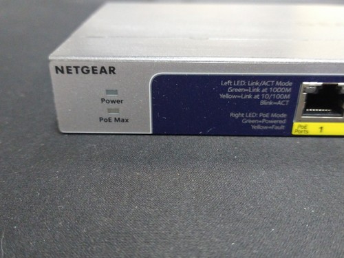 NETGEAR GS108PP 8 Port Ethernet Switch - Picture 4 of 14