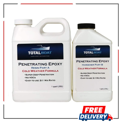 Clear Penetrating Epoxy Wood Sealer Stabilizer For Rot Repair And Restoration-image