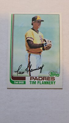 1982 TOPPS TIM FLANNERY #249 NM 