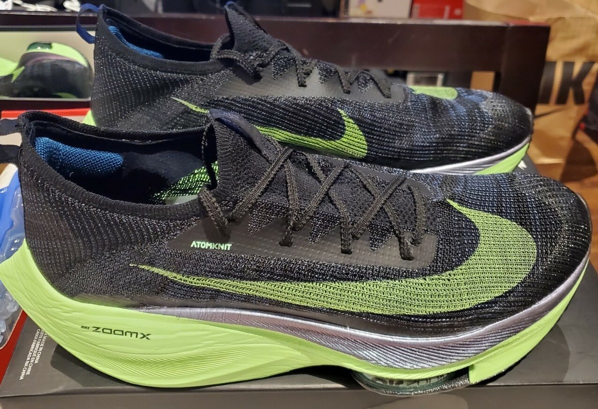 Nike Air Zoom Alphafly Next% Black Lime Blast CI9925-400 Nike Air Zoom Alphafly Next% Black Lime Blast CI9925-400