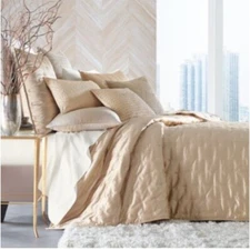 Hudson Park Collection Nouveau Coverlet, Queen - $400 Value
