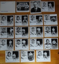 1972-73 NEW YORK RANGERS Team Issue Photos ED GIACOMIN ROD GILBERT JEAN RATELLE