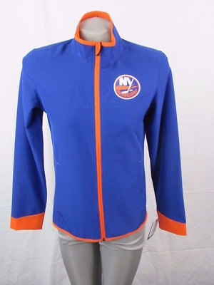 New York Islanders Women's S Full Zip Track Jacket Blue/Orange G-III NHL