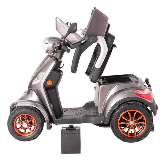 Green Power 8674121 Fastest Electric 1000W Mobility Scooter Grey for