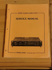 RARE Phase Linear A30 PROFESSIONAL SERIES 600W Power Amplifier Service Manual