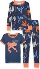 Toddler Boys Marvel Amazon Essentials Captain America Pajamas Size 4 NWT