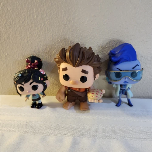 Wreck it, RALPH Funko Pop. Vanellope 07, Yess 09, Ralph 14 lot Of 3