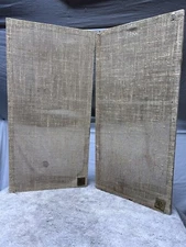 Acoustic Research AR-4 Grilles With Badges Pair. Frames Are Solid. Need Cloth.