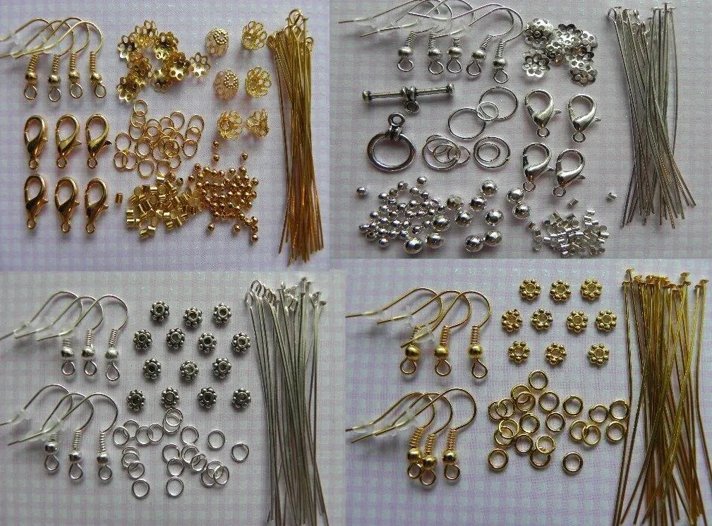 Lot Making Jewelry Necklace Earring & Bracelet Kit Findings ✰✰USA Seller✰✰