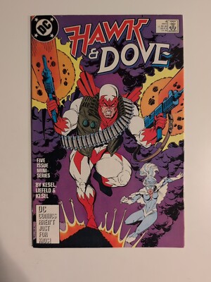 Hawk and Dove #4 DC Comics 1988 Mini Series Back Issue Sale