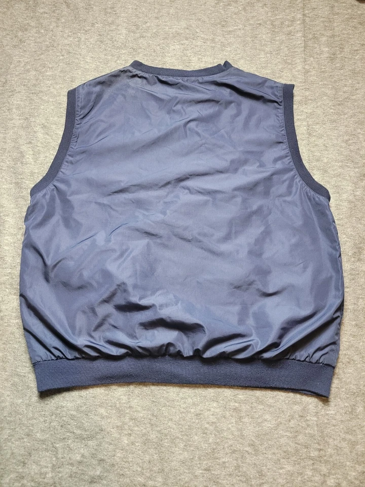 Chaleco de golf Polo Ralph Lauren para hombre talla L reversible azul rojo a cuadros  Foto 3 de 4