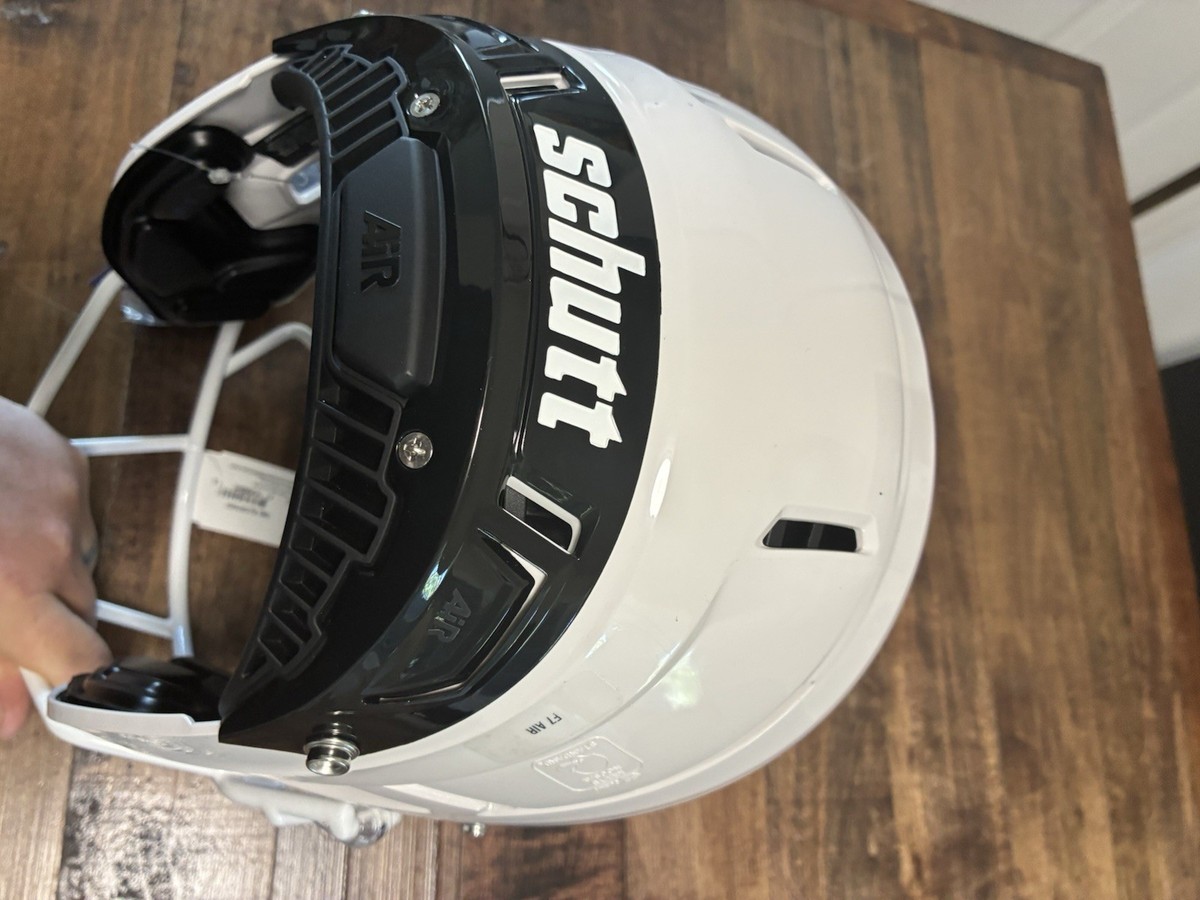 2026 Schutt F7 Air Varsity Football Helmet White W/ EGOP-III White