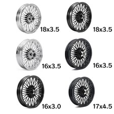 Fat Spoke Rear Wheel Rim For Harley Touring Bagger Road King Electra Glide 84-08