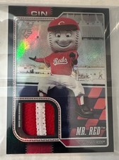 2026 Topps Celebration Mr Red Mascot Relic #MAS-MRR Black Foil SP #d/10