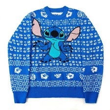 Disney Stitch Light Up Holiday Sweater Size: Medium