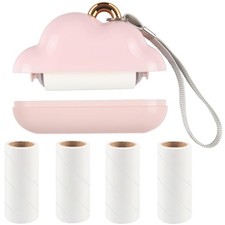 Mini Lint Roller Travel Size, Reusable for Travel, Pet Hair Pink