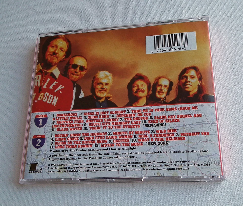 Doobie Brothers Rockin` Down The Highway  2 CDs - Bild 2 von 2