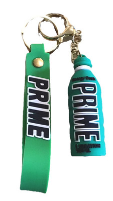 PRIME GREEN UNBENUTZT SCHLÜSSELANHÄNGER TRINKFLASCHE Armband 