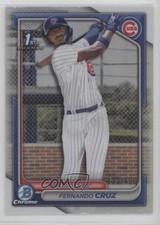 2024 Bowman Chrome Prospects Refractor 173/499 Fernando Cruz #BCP-197 0rd2