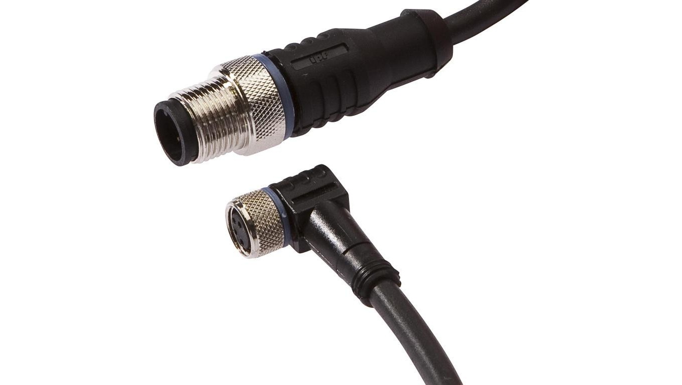 5m connection cable M8 female 4-pin square M12 VK500F81