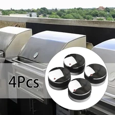 4xGas Grill Control Knobs Replacement Fits BBQ Gas Grills For Oven, Stove Round