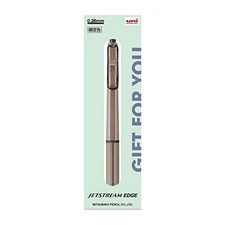 Oil-based ballpoint pen Jetstream EDGE 0.28 limited gift package Brown SXN100328