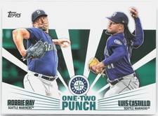 2023 Topps #12P-24 Robbie Ray / Luis Castillo One-Two Punch