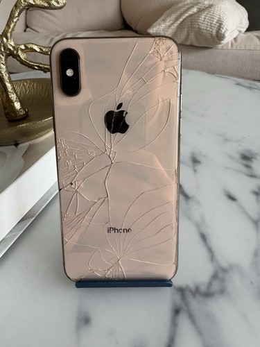 iPhone XS 64GB Gold – Funktioniert, mit Defekt (Rückseite)