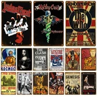 MusicVibeDecor Tin Metal Signs - Rock Band Vintage Poster Tin Plates - Premium