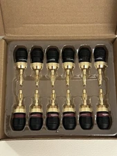 Amazon Basics Banana Plug Deadbolt- 6 Pairs Gold Plated