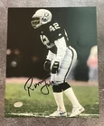 RONNIE LOTT SIGNED AUTOGRAPH 8X10 PHOTO OAKLAND RAIDERS GTSM COA