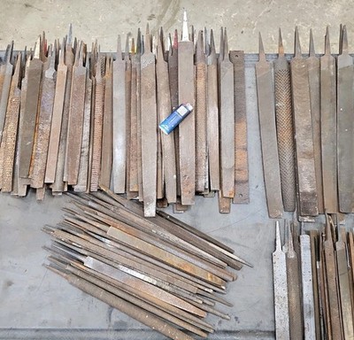 8-lbs MACHINIST Tools Metal Files SWISS Files Lot Nicholson Simonds  USA
