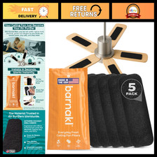 Ceiling Fan Air Purifier Pads - Activated Carbon Filters, 5 Count, Dust  Odor T