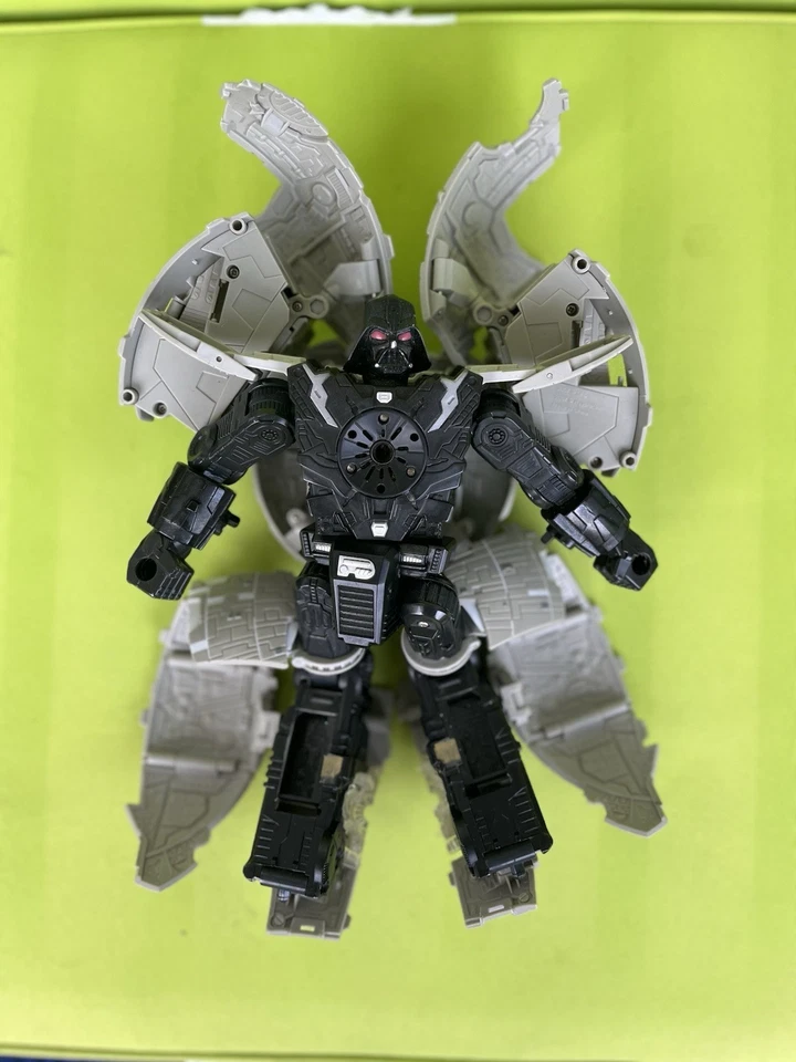 Star Wars Transformer Deluxe Estrella de la Muerte Darth Vader figura de acción sonido, luces Foto 3 de 4