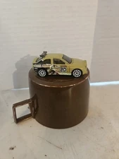 1996 Mattel HOT WHEELS Ford Escort Rally HW Racing T-Rex Fossil Fueled Diecast