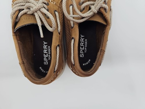 Sperry Kids Gamefish Boat Shoes Boys Size 13.5M Brown Sahara Slider Lace Up - Picture 13 of 13