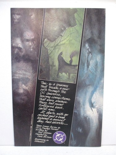 Black Orchid 4 Page Preview Promo Dave McKean Art - Vertigo 1988 - Picture 3 of 4