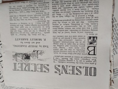 Sk177  Ephemera 1950s Article olsen's Secret Philip Harding F Morley Barratt