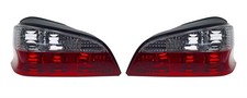 Pair of CRYSTAL RED CLEAR REAR TAIL LIGHTS to fit PEUGEOT 106 96-