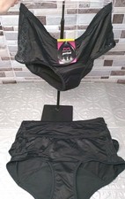 Maidenform DMLBSM Period Panty 3 Pair Women  s M Black Hipster NWT