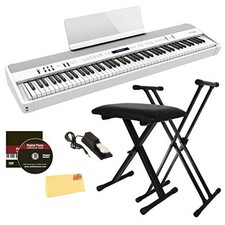 Roland FP-90X 88-Key Digital Piano - White w/ Adjustable Stand