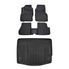 Gummimatten + Kofferraumwanne SET für Ford Focus 3 2011-2018 Schrägheck