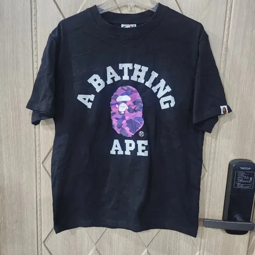 BAPE Short Sleeve T-Shirt Black Purple Camo thumbnail 3