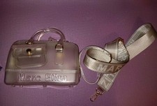 Marc Eliza Transperant Mini Purse W/Zipper Adjustable Strap New