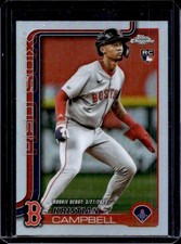 2025 Topps Chrome Update Kristian Campbell RC Refractor Rookie #USC188 Red Sox