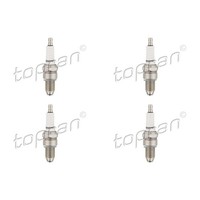 4X Topran ZÜNdkerzen 107 123 Passend FüR 4-ZYLINDER Audi 100 80 Seat Toledo VW