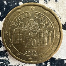 20-Eurocent-M&uuml;nze &Ouml;sterreich 2013 Umlaufm&uuml;nze Sammelm&uuml;nze Kursm&uuml;nze Selten