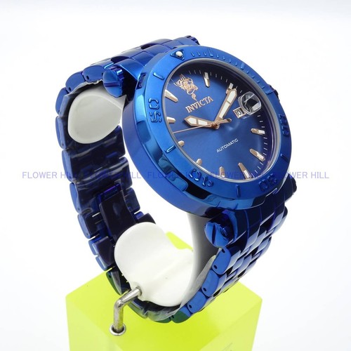 Invicta Men'S Watch Automatic Blue Sea Base 40962 Metal Band Skeleton Back - Picture 9 of 10
